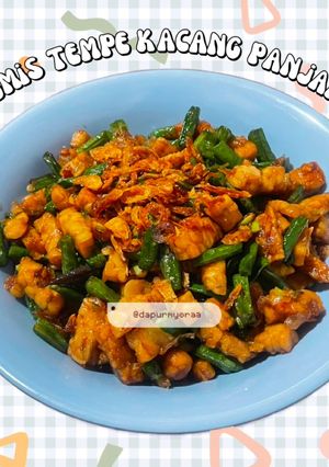 Foto resep Tumis Tempe Kacang Panjang