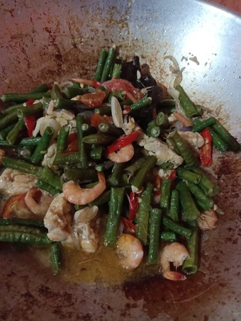 Langkah Gampang Menyiapkan Resep Tumis kacang panjang udang tempe yang Enak Banget Anti Ribet, Menggugah Selera