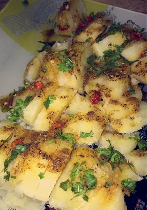 صورة لوصفة بطاطس بالصوص الحار