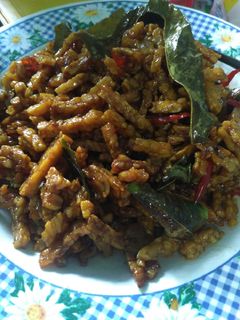 Foto resep Oreg tempe kering