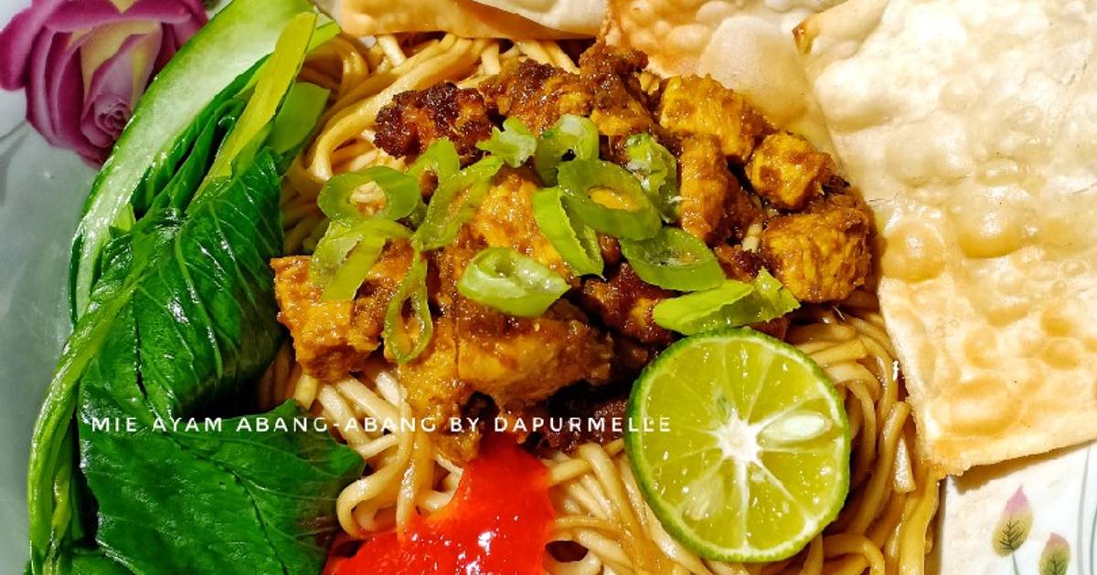 Resep Mie Ayam Abang Abang Ala Cek Amey Oleh Amelia Arbal Cookpad