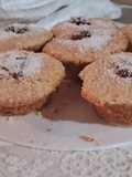 Muffins esponjoso de yogurt