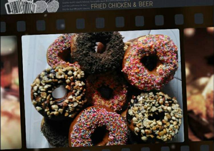 Donat egg'less,pake maizena