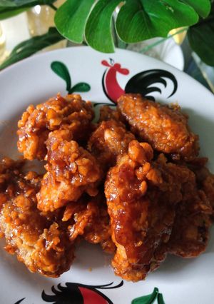 Foto resep Honey spicy chicken