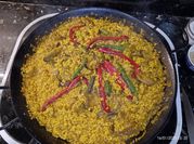 Una foto de arroz setas