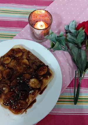 A picture of Banana caramel pudding.