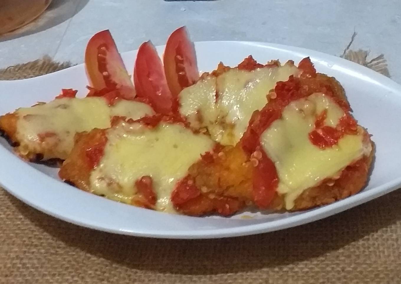 Ayam Geprek Mozzarela