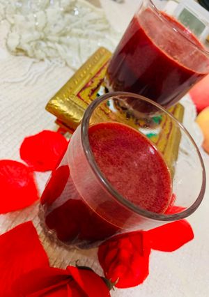 A picture of Beetroot juice.