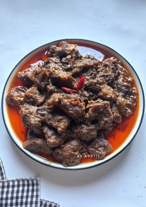Foto resep Rendang daging praktis dan cepat
