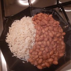 A picture of Curry Beans and Rice#Vegancontest.