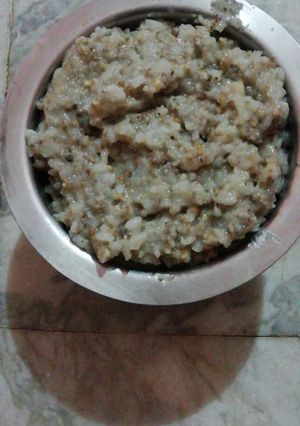 A picture of Bajra khichdi.