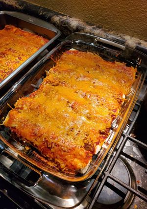 A picture of Enchiladas.