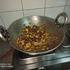 A picture of Sookhi Masala Arbi.