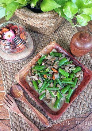 Foto resep Tumis jamur bunga daun bawang