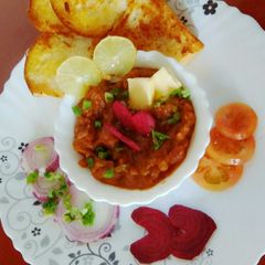 A picture of Beetroot _pavbhaji.