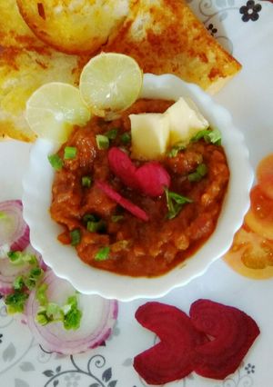 A picture of Beetroot _pavbhaji.
