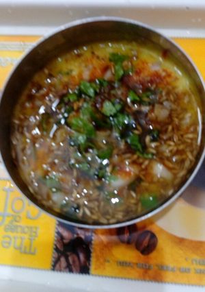 A picture of Moong daal tadka.