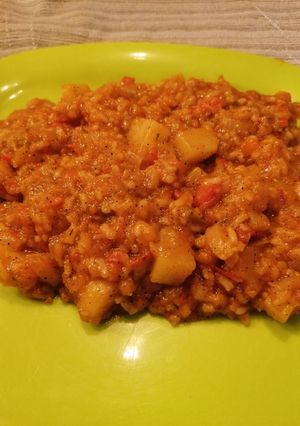 O poză a rețetei Ghiveci de legume cu orez.