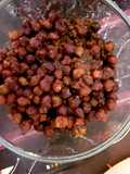 Dry roasted kaale chane