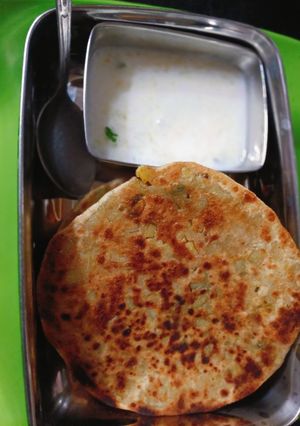 A picture of Stuffed Aloo paratha.