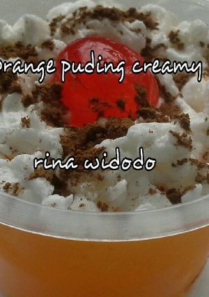 Foto resep Orange puding creamy