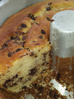 Una foto de Budín de vainilla con chispas de chocolate