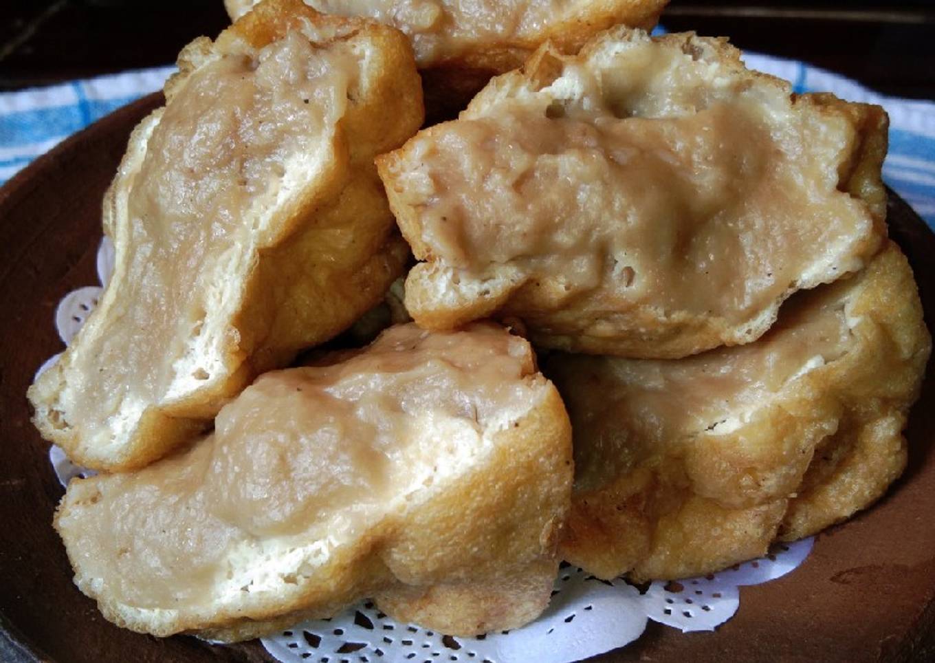 Tahu pentol ayam kukus