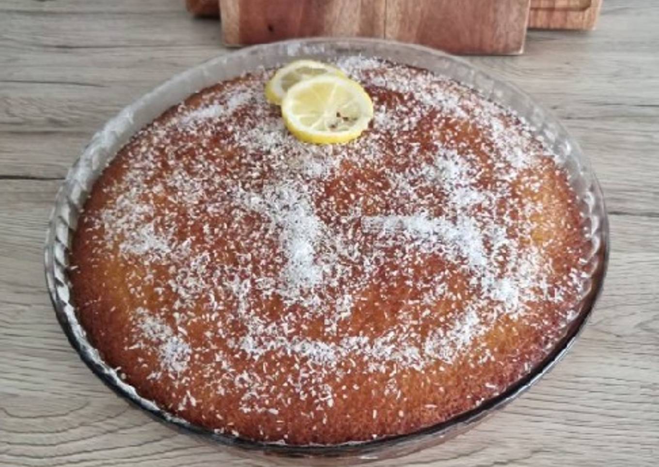Gateau à la semoule fine (Basboussa)
