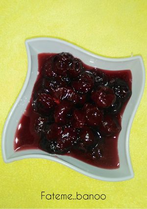 عکسی از دستور 🍒مربای آلبالو 🍒