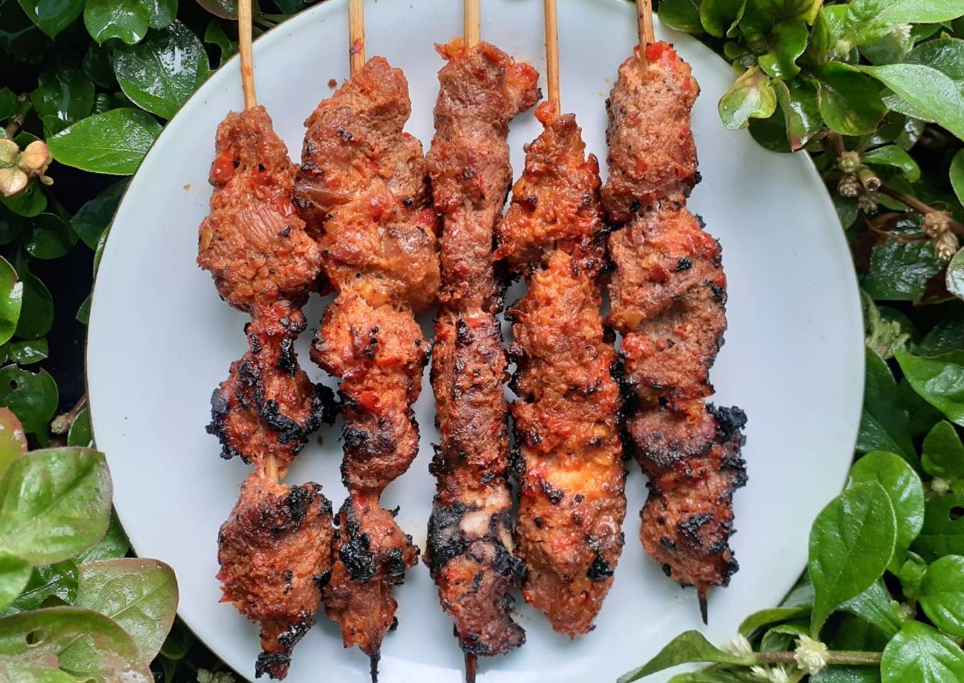 Resep Sate daging bumbu merah (warisan mertua), Sempurna