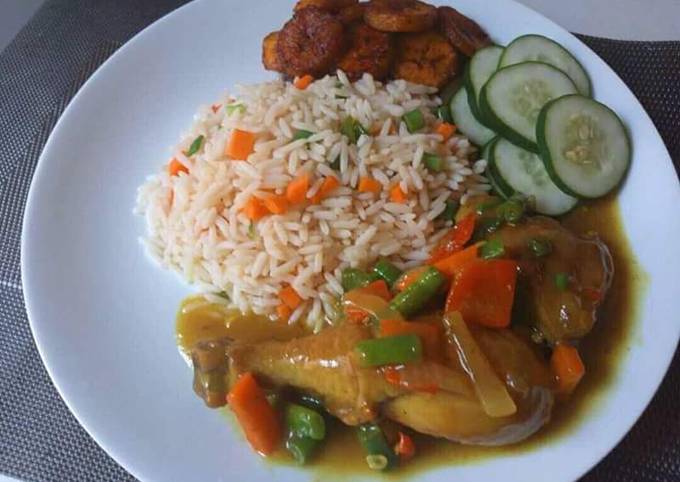 rice-and-chicken-sauce-recipe-by-diana-asare-cookpad