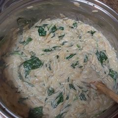 A picture of Creamy Parmesan Orzo.