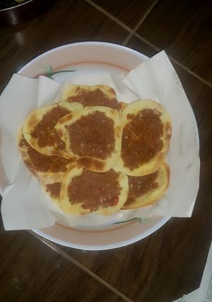 صورة لوصفة اللحم بعجين اللبنانيه