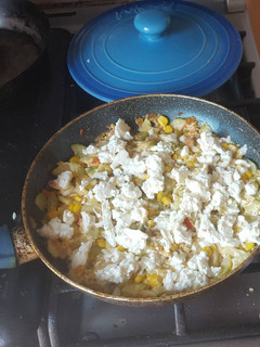 Una foto de Calabacitas con queso