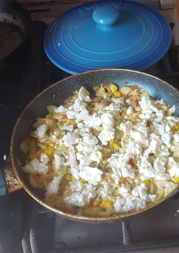 Una foto de Calabacitas con queso