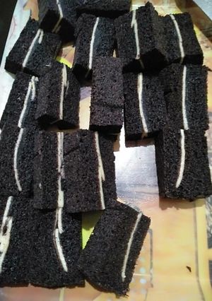Foto resep Bolu kukus ketan hitam lapis keju