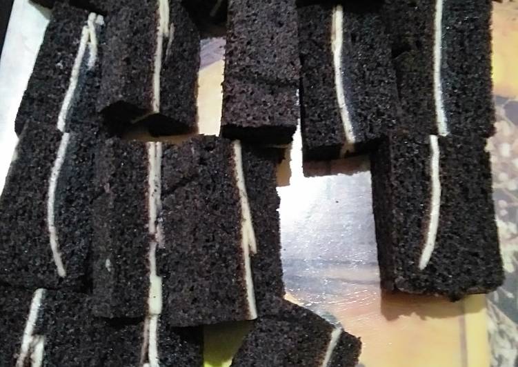 Resep Bolu kukus ketan hitam lapis keju, Menggugah Selera