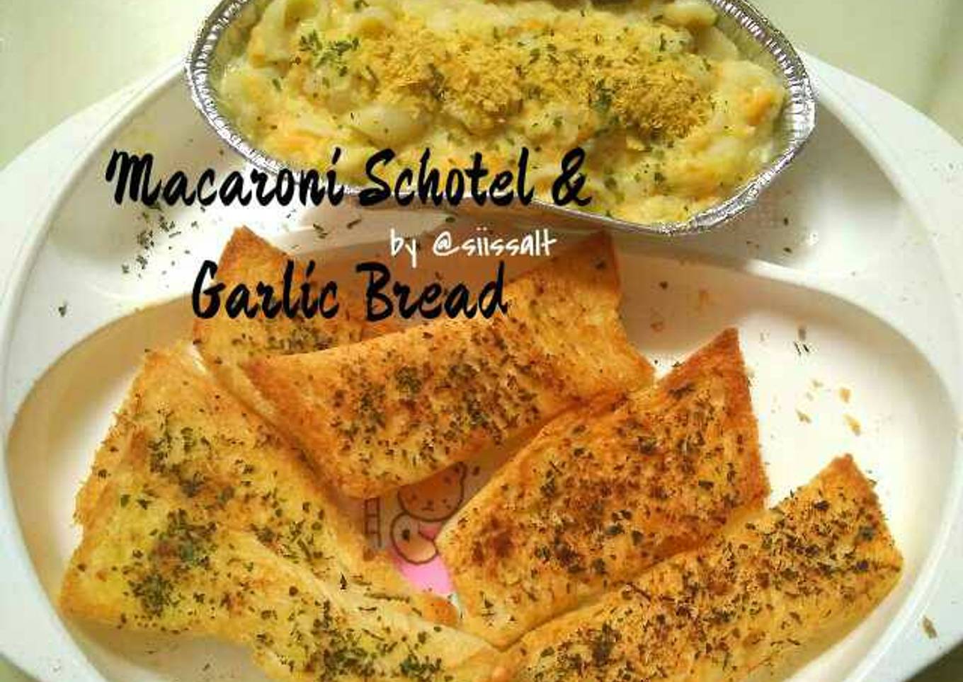 Macaroni Schotel & Garlic Bread (Mpasi 1y)