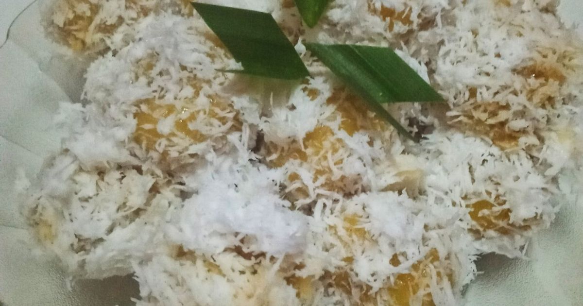 Klepon ubi kuning