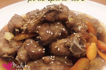 Resep Sweet sour pork spare ribs ak bakut asam manis Istimewa