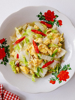 Foto resep Cah Sawi Putih Telur Orak Arik
