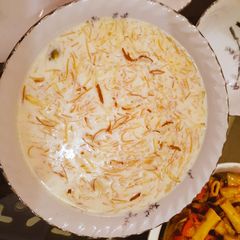A picture of Zafrani Sheer khurma.