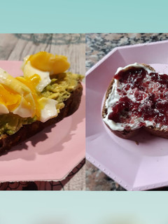 Una foto de Tostadas saludables para desayuno o merienda