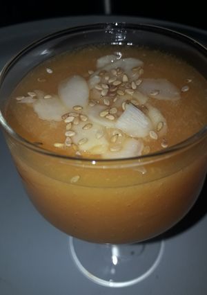 صورة لوصفة عصير بالباباي والليمون
