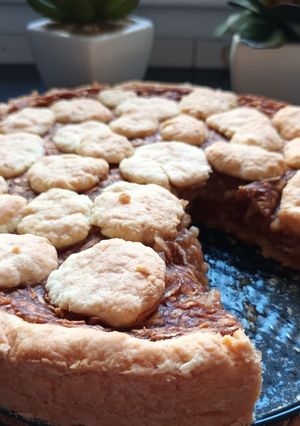 Pöttyös almás pite 🍎 recept fotója