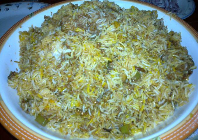 Chicken Vegetable Biryani