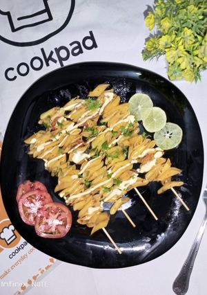 A picture of Sticks pasta.