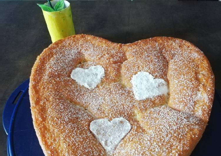 Torta con crema pasticcera