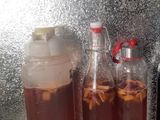 Kombucha gừng, táo đỏ