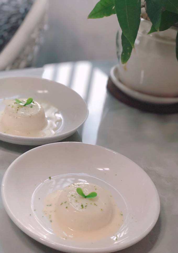 Hình của món Panna Cotta dừa chanh 🍋🍋.